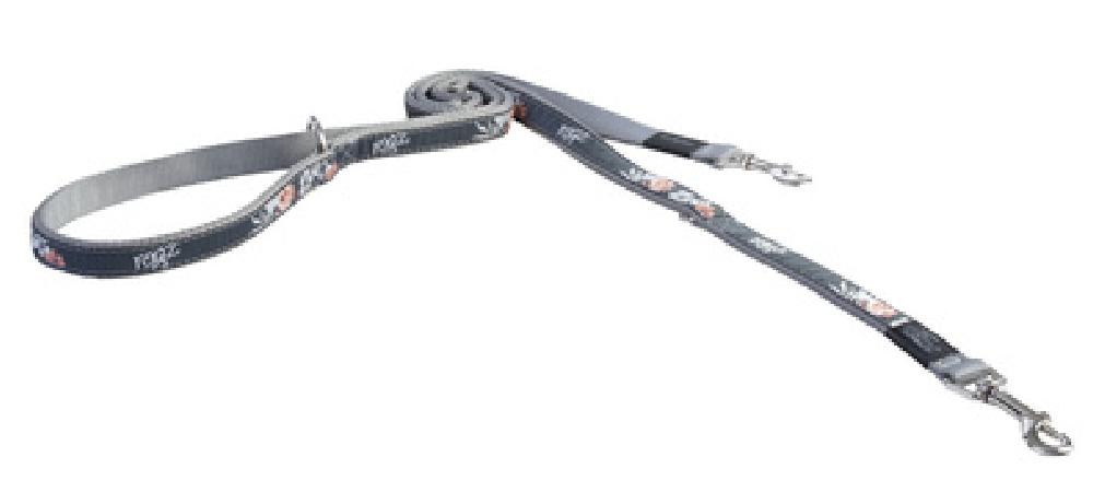 фото Поводок-перестежка для собаки rogz fancy dress коралловый остров, l, 20 мм, 180 см