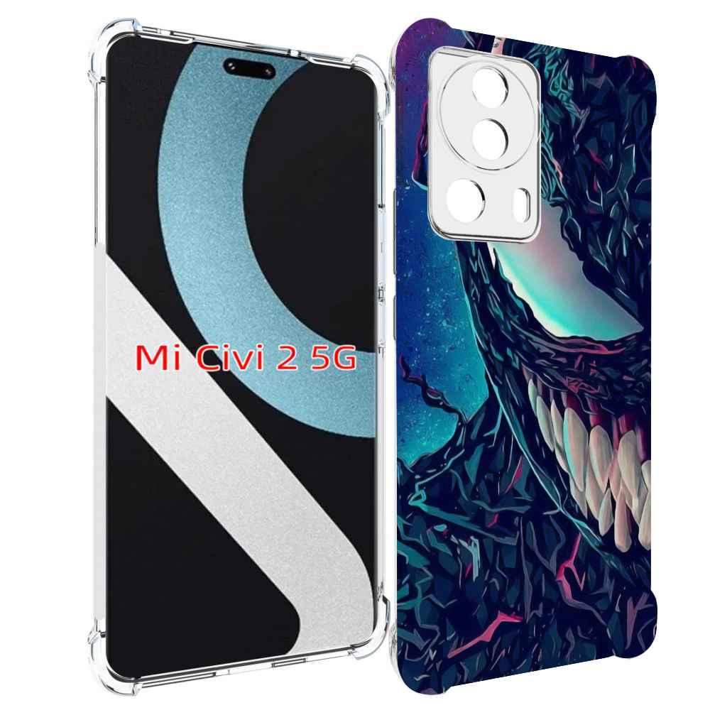 

Чехол MyPads полу веном для Xiaomi Civi 2, Прозрачный, Tocco