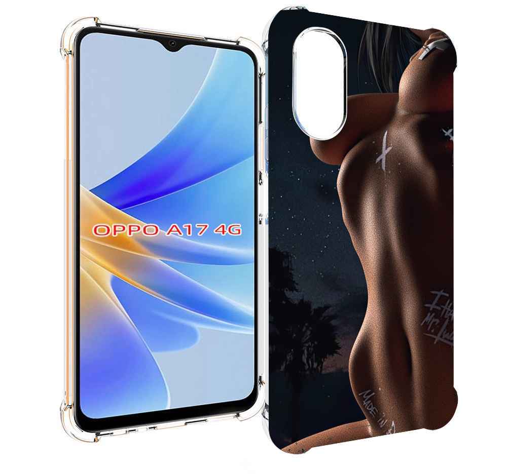 

Чехол MyPads белые-татуировки-на-теле для OPPO A17, Прозрачный, Tocco