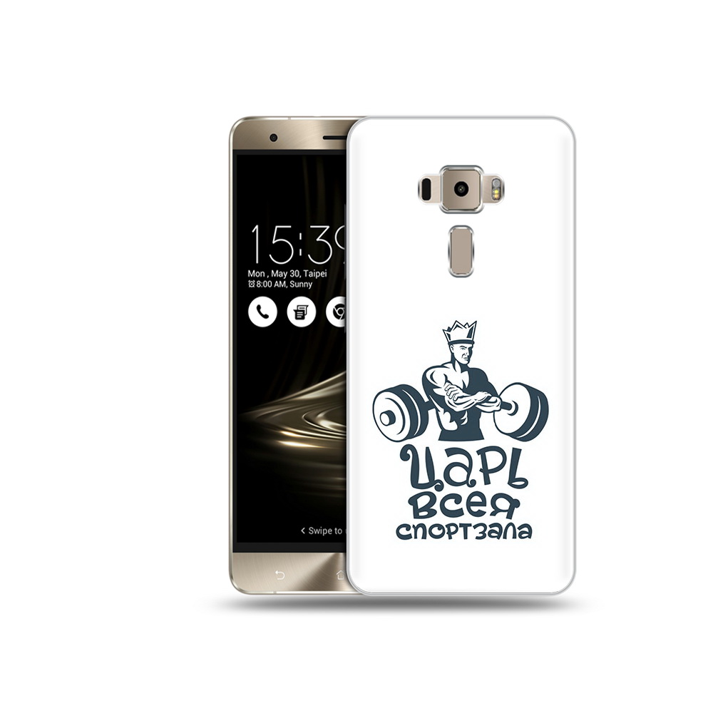 

Чехол MyPads Tocco для Asus ZenFone 3 Neo (ZE520KL) бодибилдинг царь спортзала, Прозрачный, Tocco