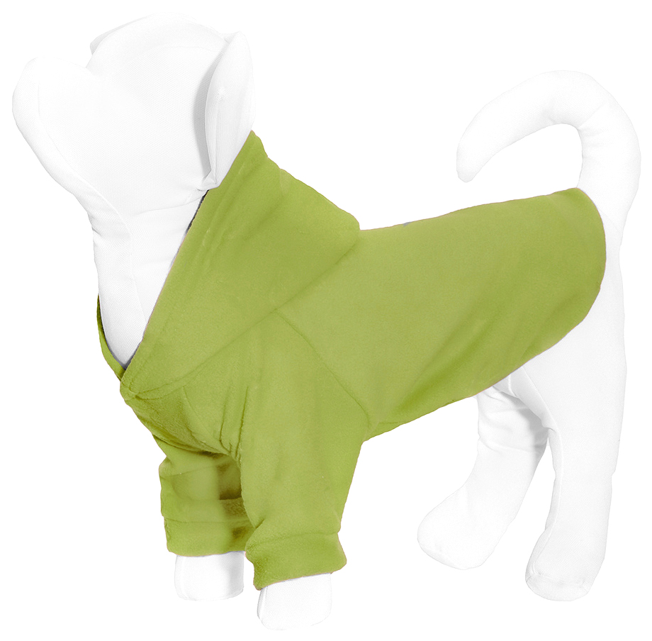 Толстовка для кошек и собак Yami-Yami 28то22, зеленая, ДС-23, ОГ-33-35, ОШ-28, S
