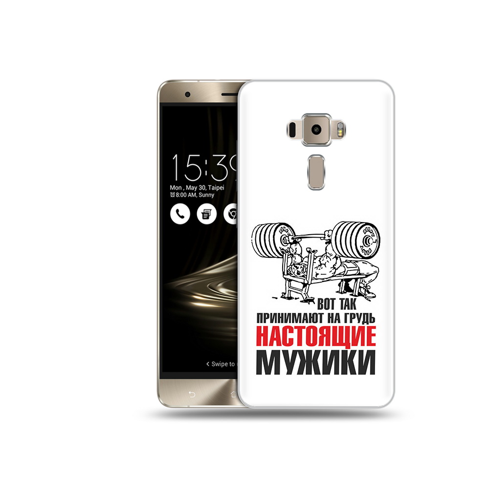 

Чехол MyPads Tocco для Asus ZenFone 3 Neo (ZE520KL) бодибилдинг для мужиков, Прозрачный, Tocco