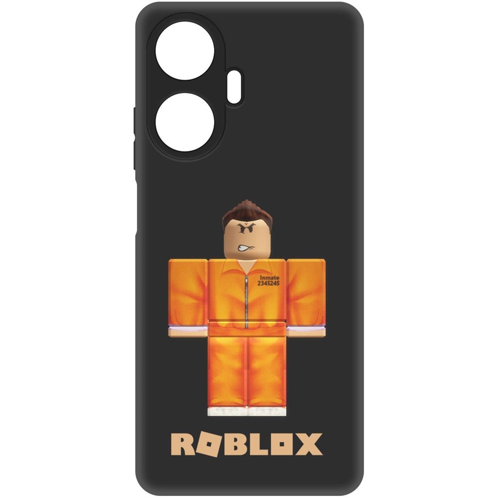 

Чехол-накладка Софт Roblox-Заключенный для Realme C55, Черный