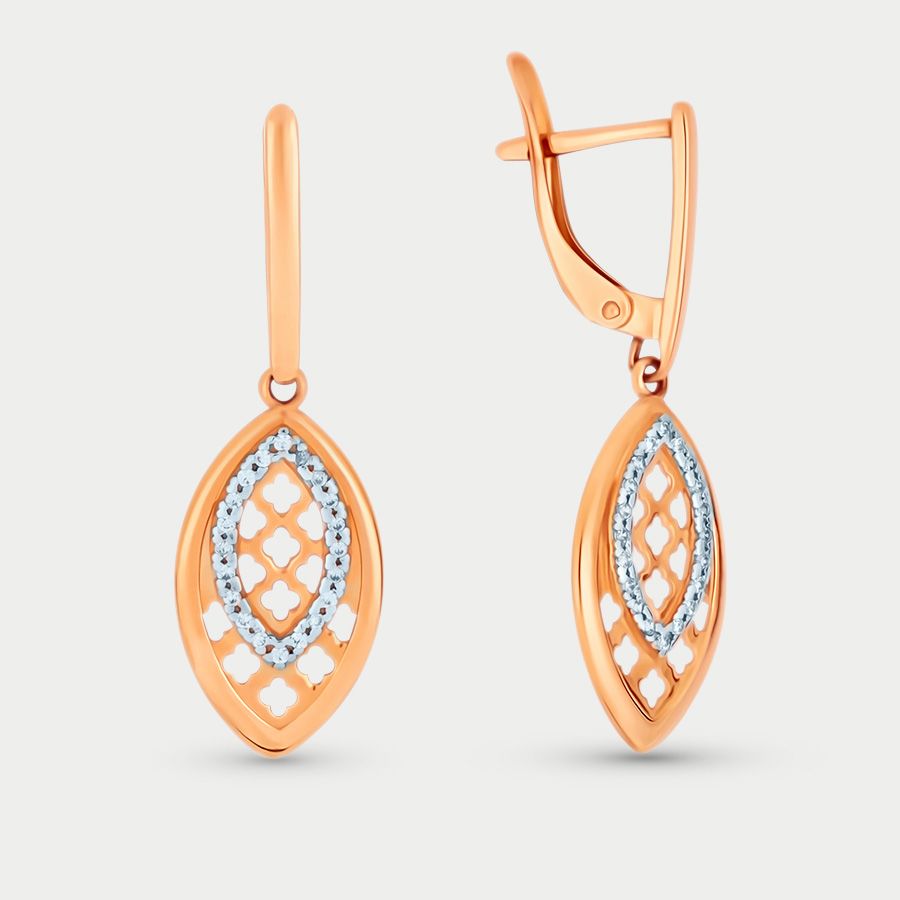 

Серьги из золота с фианитом GOLD CENTER 20777, 20777