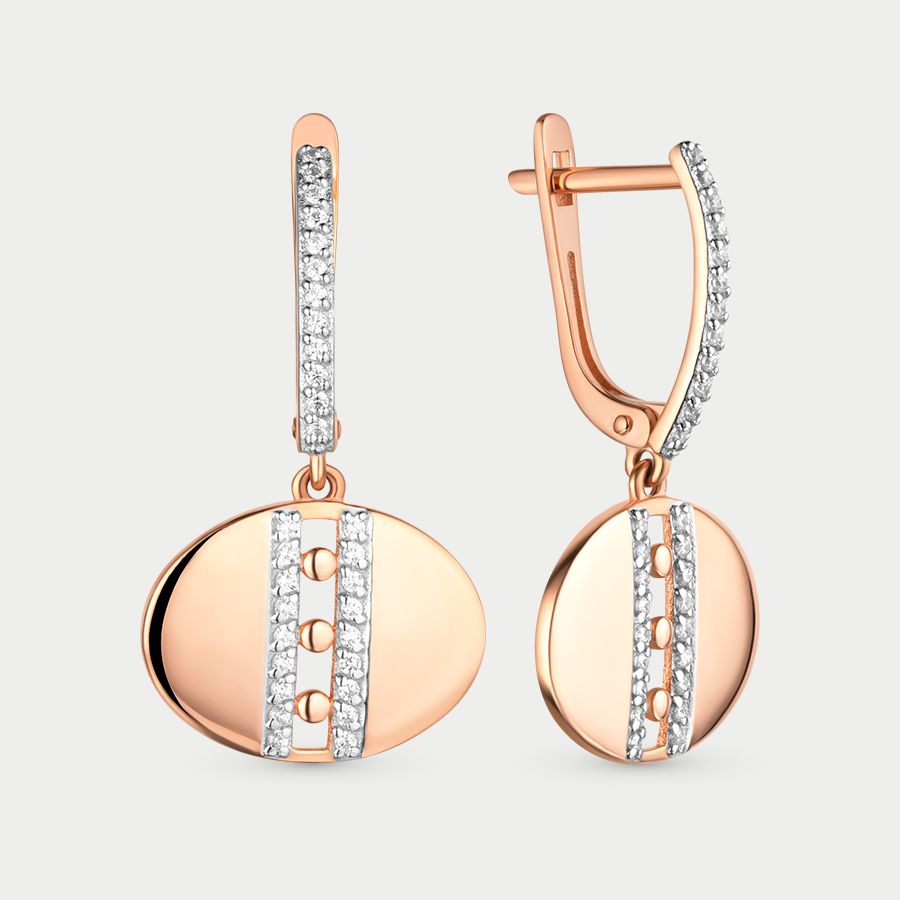 

Серьги из золота с фианитом GOLD CENTER 40139300, 40139300