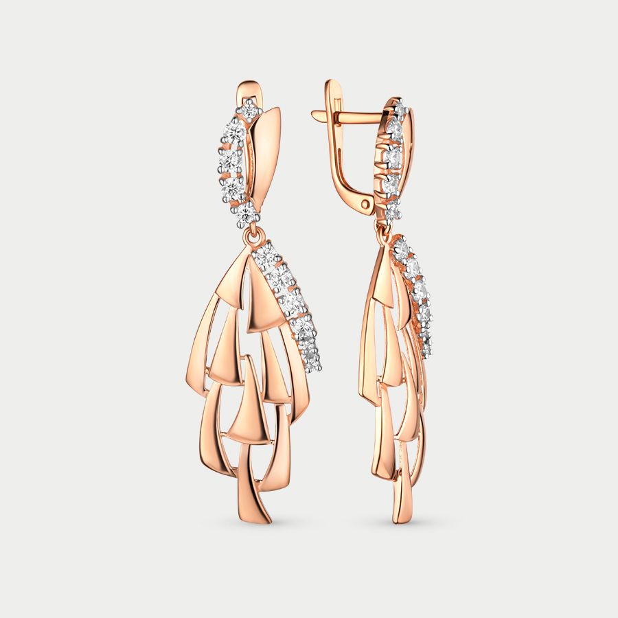 

Серьги из золота с фианитом GOLD CENTER 40235100, 40235100