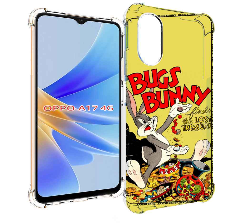 

Чехол MyPads бакс-банни-и-еда для OPPO A17, Прозрачный, Tocco