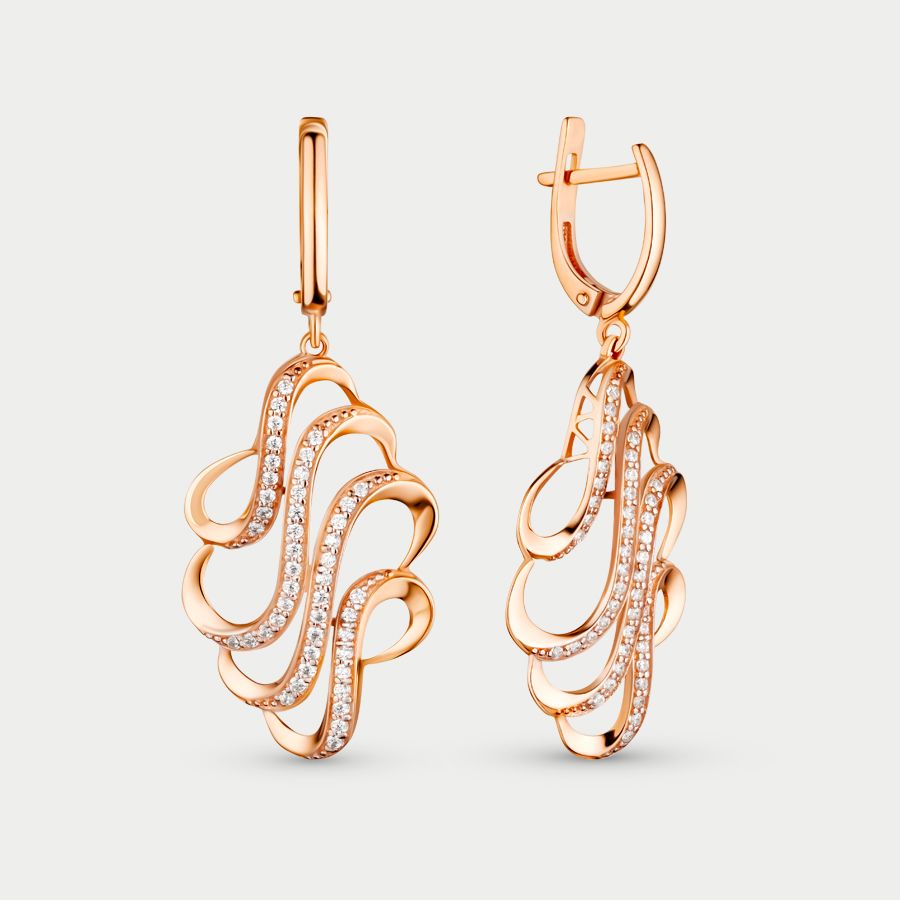 

Серьги из золота с фианитом GOLD CENTER 73500, 73500