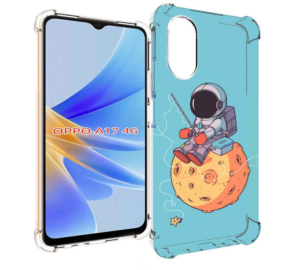 

Чехол MyPads астронавт ловит звезду для OPPO A17, Прозрачный, Tocco