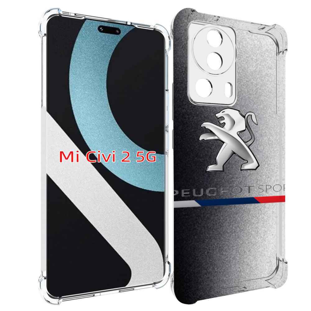 

Чехол MyPads пежо-peugeot-1 для Xiaomi Civi 2, Прозрачный, Tocco