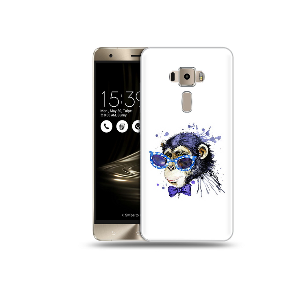 

Чехол MyPads Tocco для Asus ZenFone 3 Neo (ZE520KL) акварельная обезьяна (PT38045.651.216), Прозрачный, Tocco