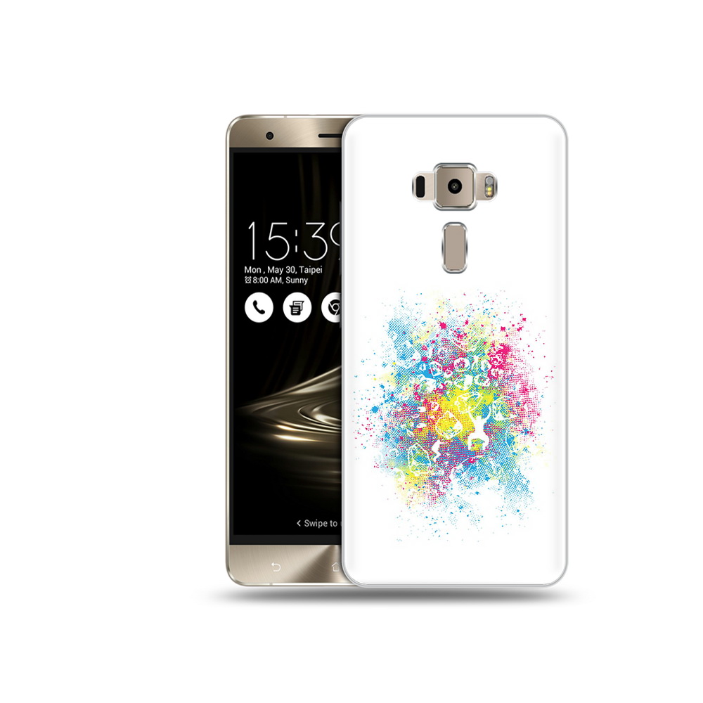 Чехол MyPads Tocco для Asus ZenFone 3 Neo (ZE520KL) акварель абстракция (PT38045.651.214)