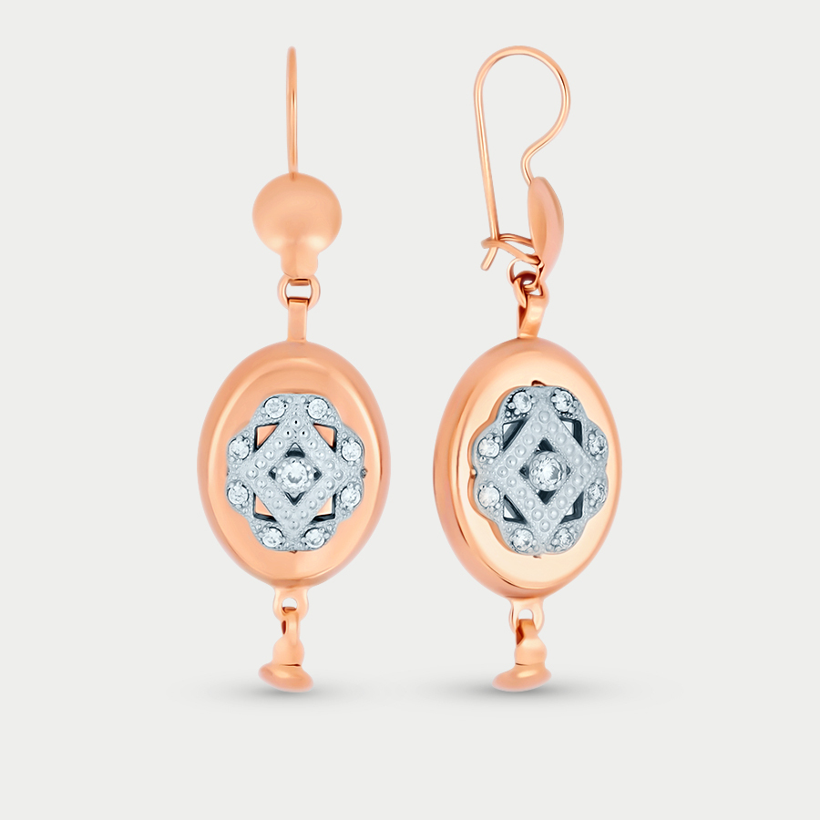 

Серьги из золота с фианитом GOLD CENTER 2836, 2836