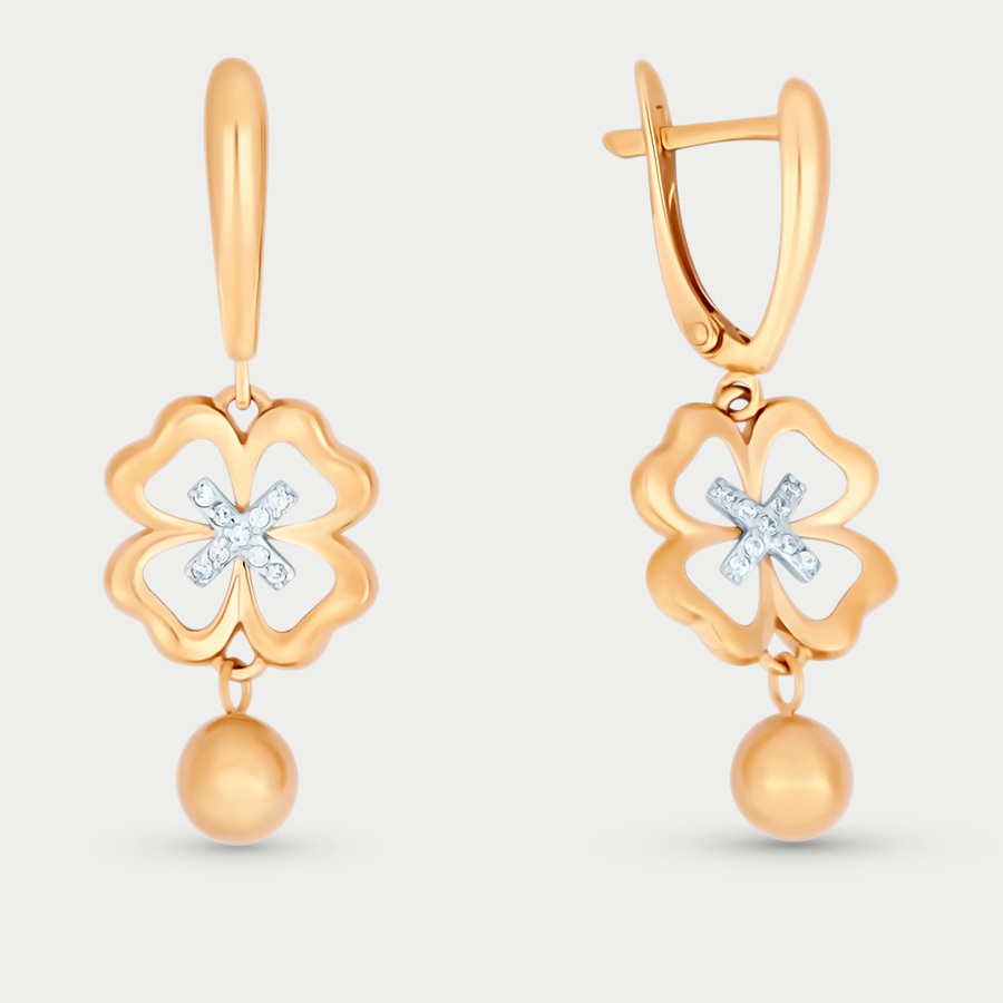 

Серьги из золота с фианитом GOLD CENTER с4583л, с4583л