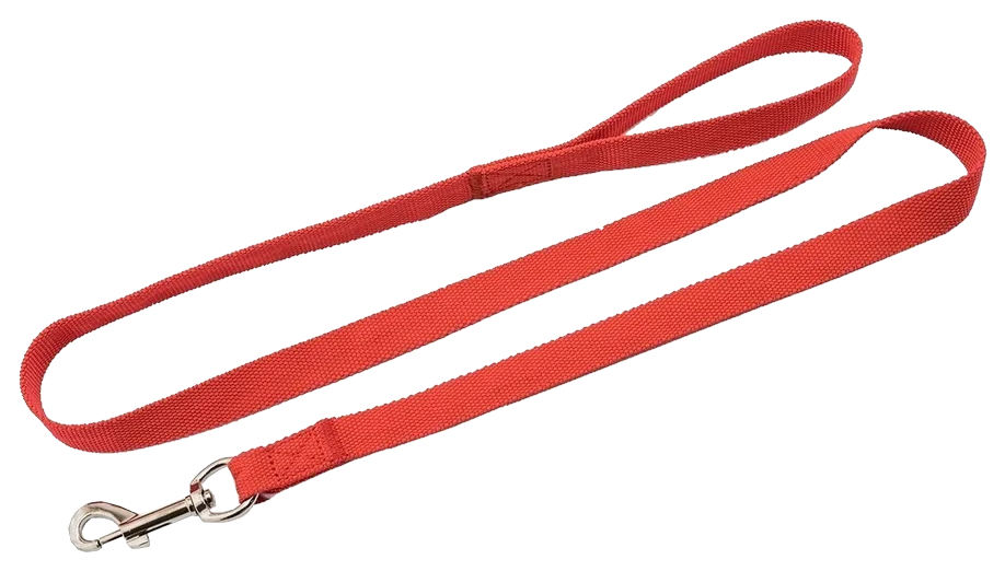 Поводок для собаки Yami-Yami Сити красный, 15 мм, 120 см