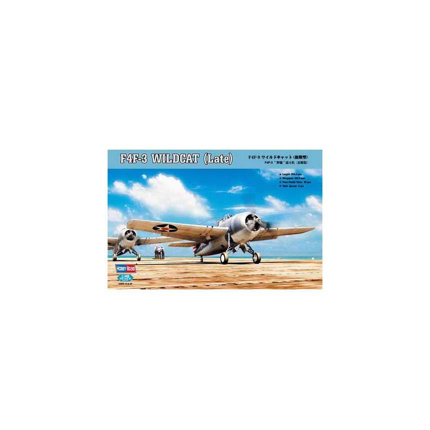 

Сборная модель HobbyBoss 1/48 Самолет F4F-3“WILDCAT”(Late)