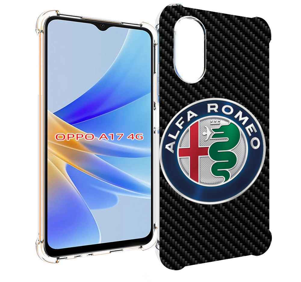

Чехол MyPads альфа-ромео мужской для OPPO A17, Прозрачный, Tocco