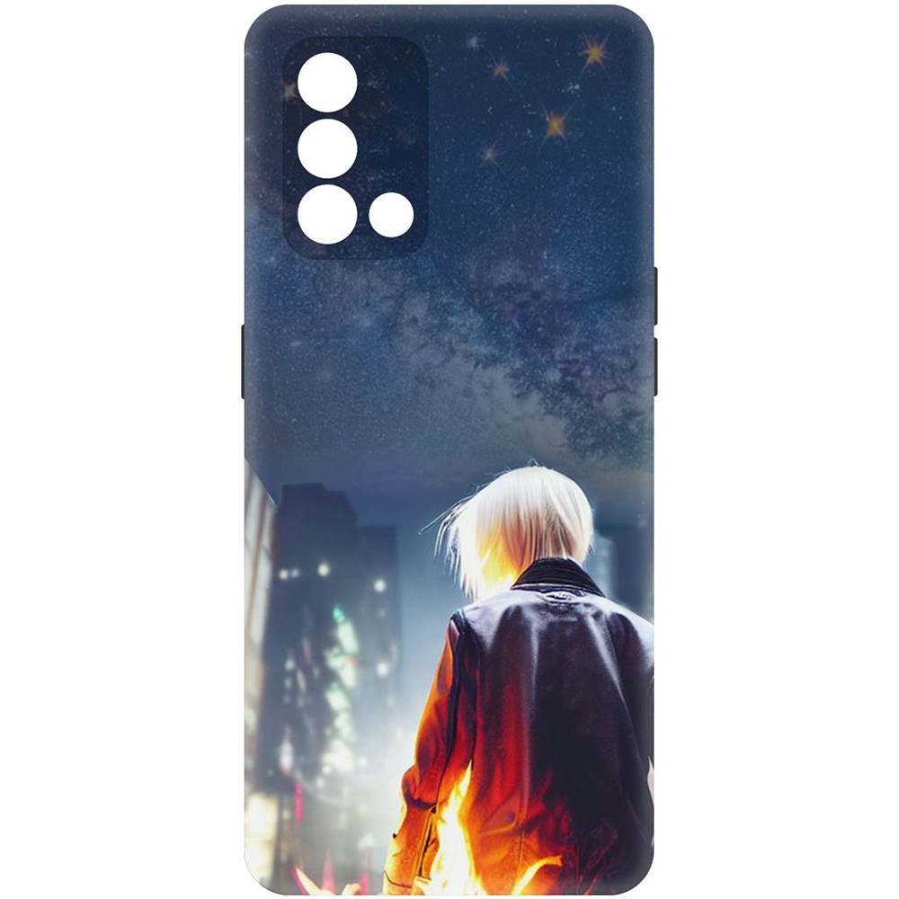 

Чехол-накладка Софт Перспектива для Oppo A74, Черный