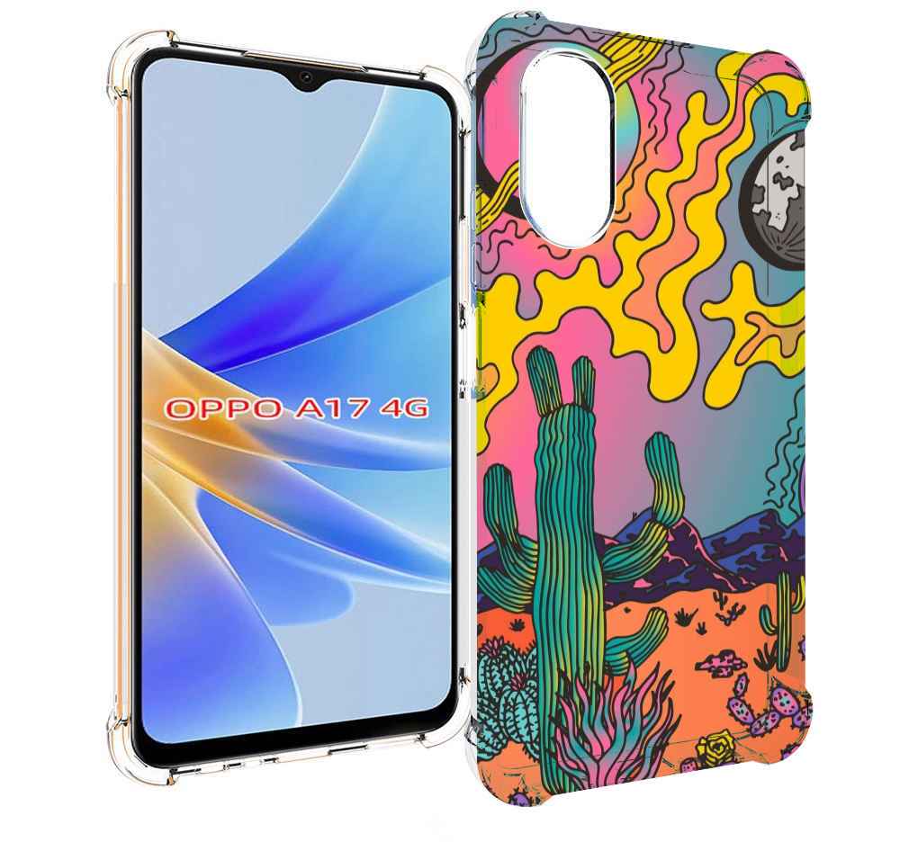 

Чехол MyPads акварельные рисунки для OPPO A17, Прозрачный, Tocco