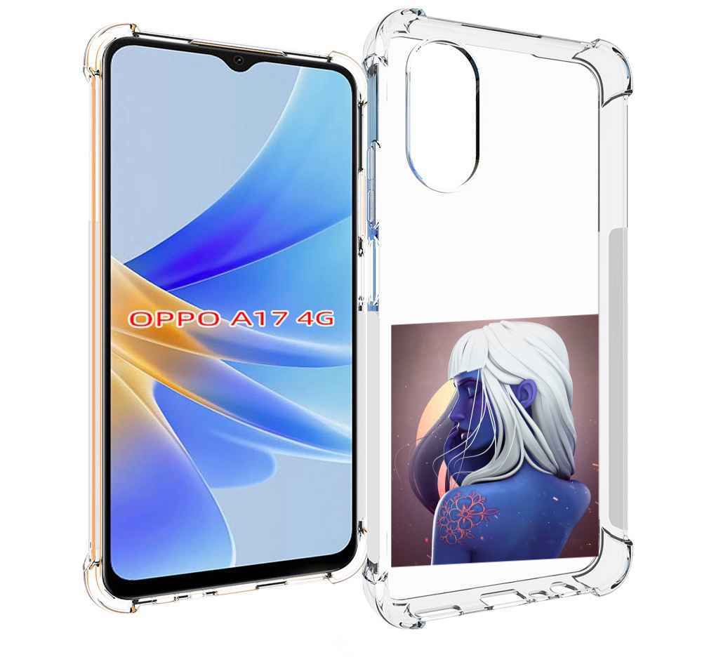 

Чехол MyPads аватар-с-цветком для OPPO A17, Прозрачный, Tocco