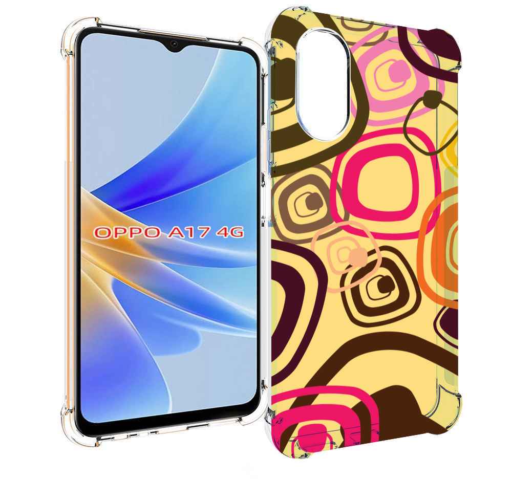 

Чехол MyPads абстракция-на-желтом-фоне для OPPO A17, Прозрачный, Tocco