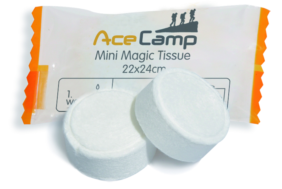 

Салфетки туристические Ace Camp Mini Magic Tissue, 2 шт х 1 упаковка, Белый, Mini Magic Tissue