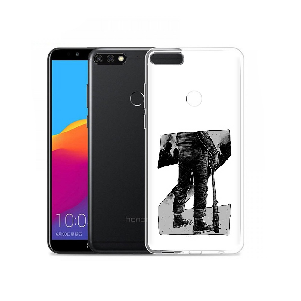 

Чехол MyPads Tocco для Honor 7C Pro воин черно белый (PT113786.47.265), Tocco