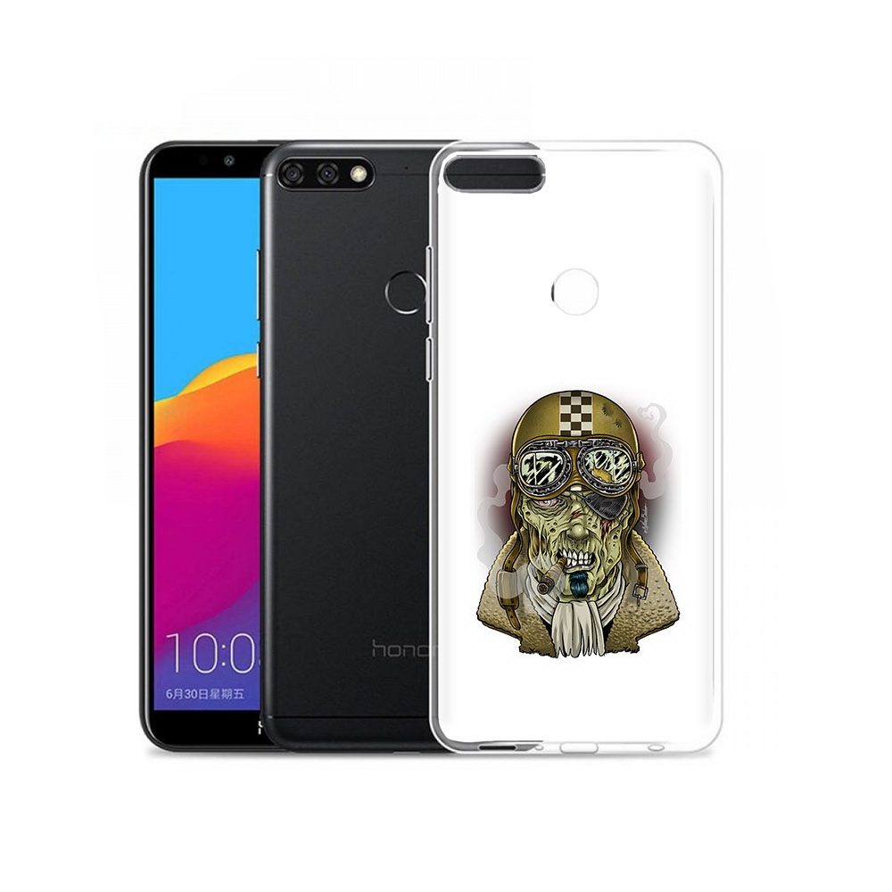 

Чехол MyPads Tocco для Honor 7C Pro военный зомби (PT113786.47.264), Прозрачный, Tocco
