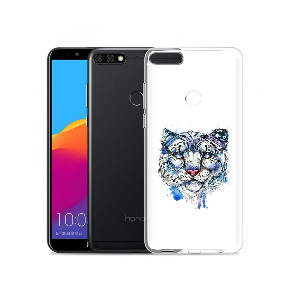 

Чехол MyPads Tocco для Honor 7C Pro водяной тигр (PT113786.47.263), Прозрачный, Tocco