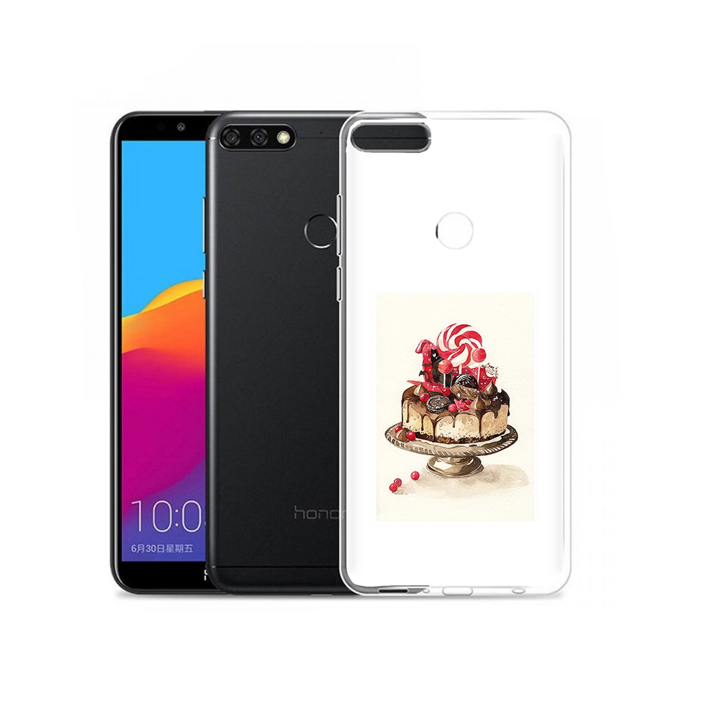 

Чехол MyPads Tocco для Honor 7C Pro вкусный торт (PT113786.47.262), Прозрачный, Tocco