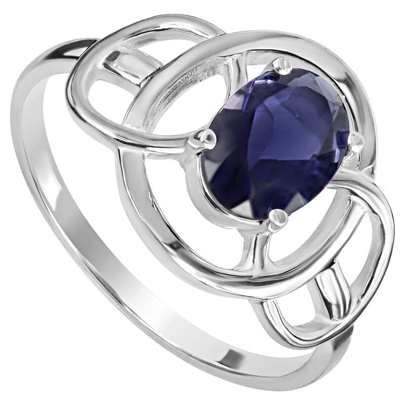 

Кольцо из серебра с иолитом р. 17,5 LAZURIT-ONLINE 8408PD, 8408PD