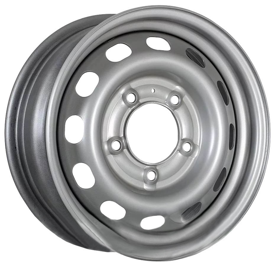 фото Диск штампованный r16 6.5j 5x114.3/66.1 et50 евродиск 75j50y ed silver 9304669 eurodisk