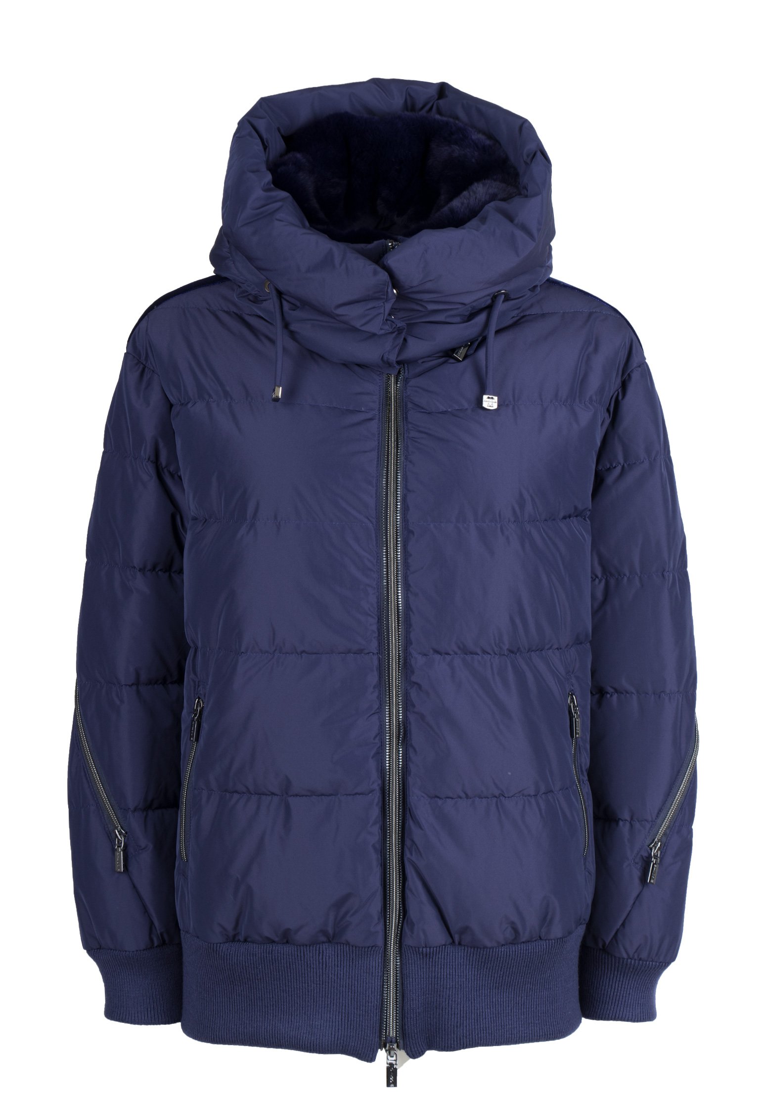 Куртка женская Diego M 108539 синяя 40 IT