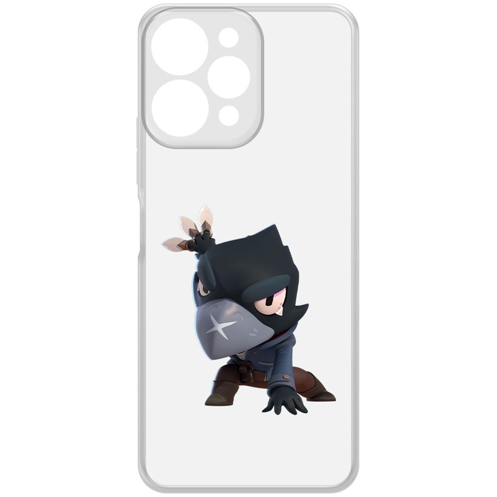 

Чехол-накладка Brawl Stars-Ворон для Xiaomi Redmi 12, Прозрачный