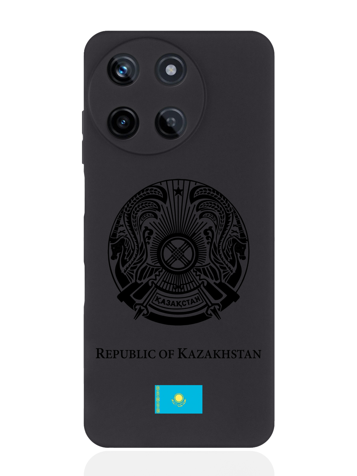 

чехол SignumCase для Realme 11 5G Черный лаковый Герб Казахстана, Realme 11 5G