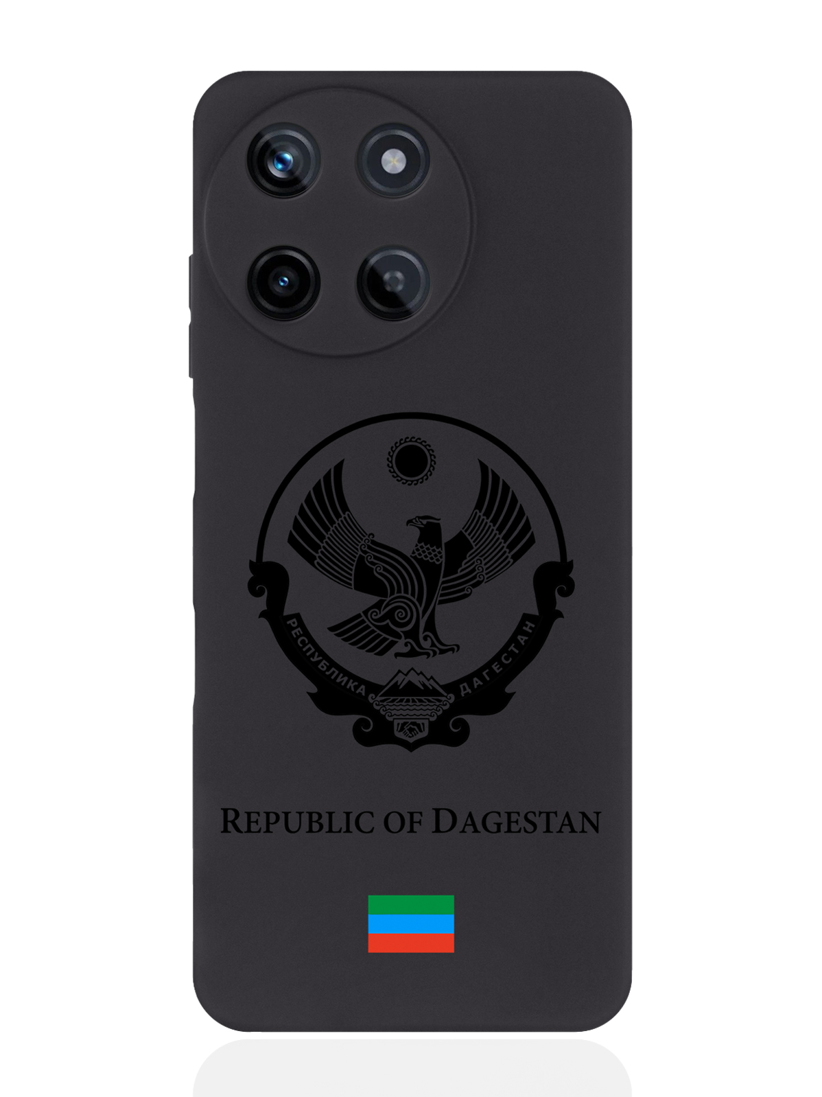 

чехол SignumCase для Realme 11 5G Черный лаковый Герб Дагестана, Realme 11 5G