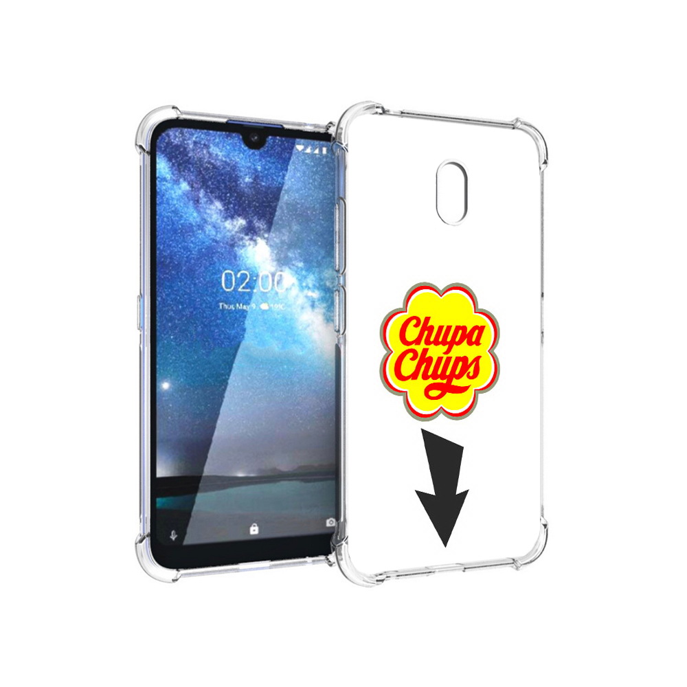 

Чехол MyPads Tocco для Nokia 2.2 чупа чупс (PT134721.103.694), Прозрачный, Tocco