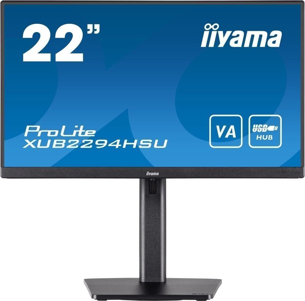 

215" монитор iiyama XUB2294HSU-B2 черный 75Hz 1920x1080 VA, XUB2294HSU-B2