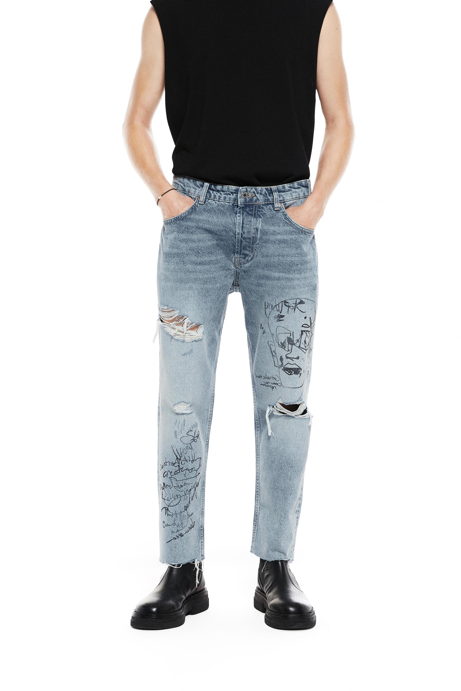 

Джинсы мужские ZARA 06688302 синие 44 (доставка из-за рубежа), 06688302
