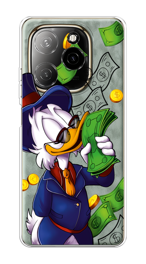 

Чехол на Tecno Spark 20 Pro 5G "Scrooge McDuck with Money", Синий;зеленый;белый, 305750-1