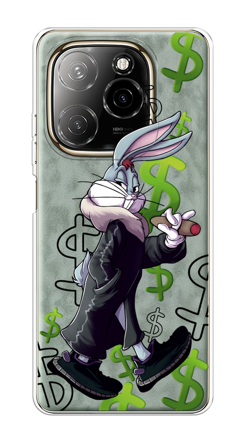 

Чехол на Tecno Spark 20 Pro 5G "Rich Bugs Bunny", Зеленый;черный;голубой, 305750-1