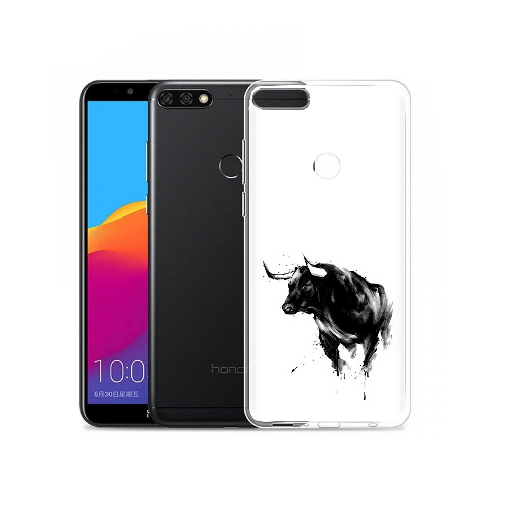 

Чехол MyPads Tocco для Honor 7C Pro бык (PT113786.47.254), Прозрачный, Tocco
