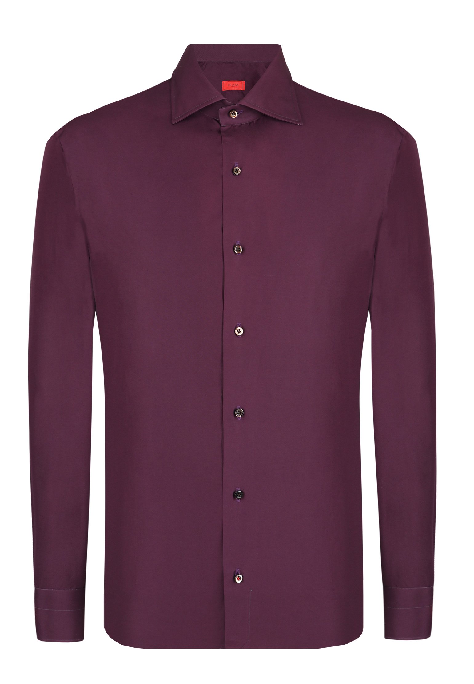 

Рубашка мужская ISAIA 100670 бордовая 39, Бордовый, 100670