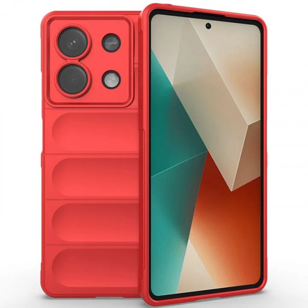 

Противоударный чехол Flex Silicone для Xiaomi Redmi Note 13 5G, красный, Flex Silicone