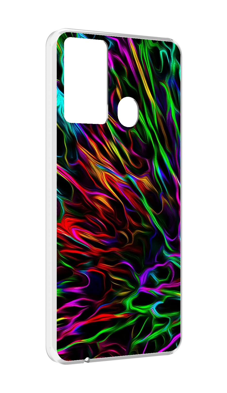 

Чехол MyPads Бензин для Itel P37/Itel Vision 2S, Прозрачный, Tocco