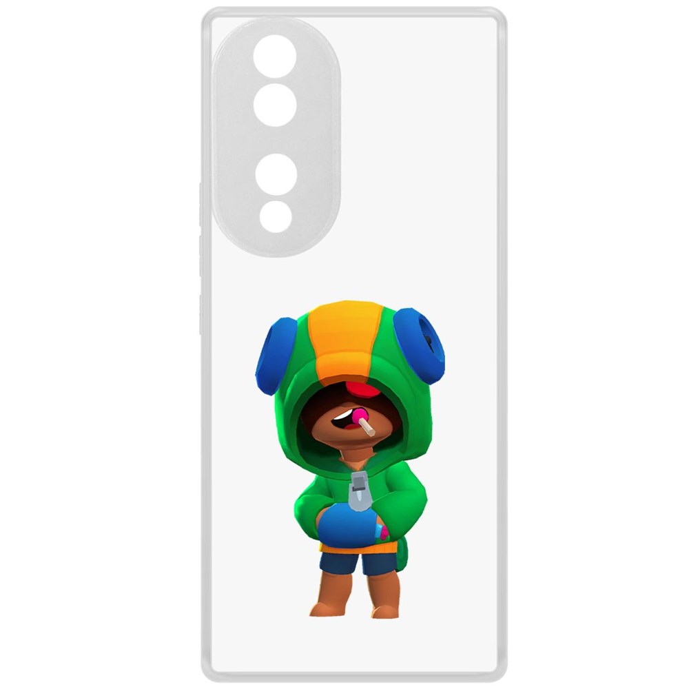 

Чехол-накладка Brawl Stars-Леон для Honor 70, Прозрачный