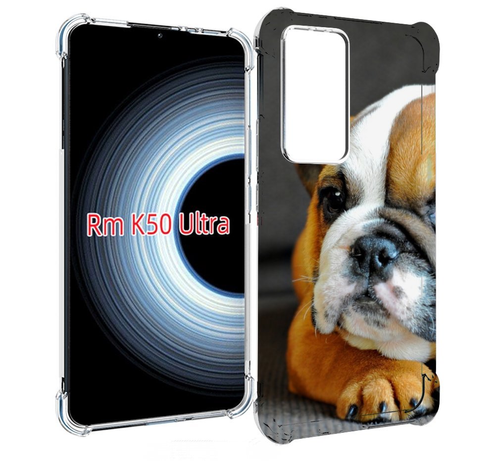 

Чехол MyPads англиискии бульдор для Xiaomi 12T / Redmi K50 Ultra, Прозрачный, Tocco