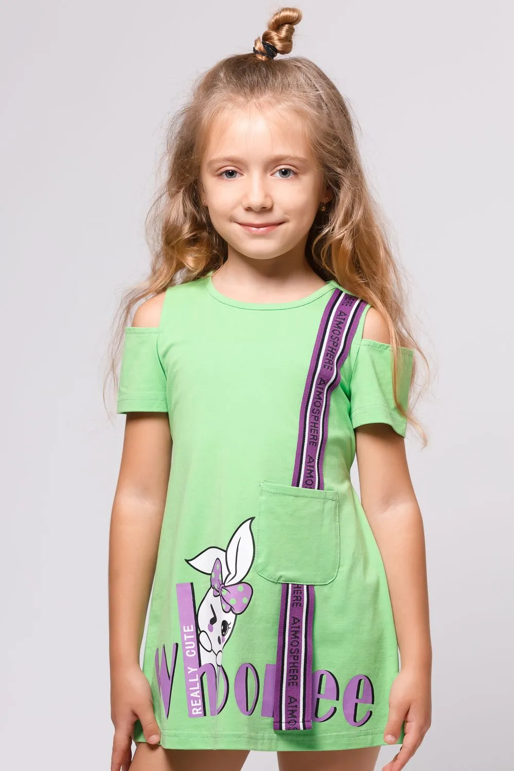 

Платье детское Deloras 18896, зеленый, 116, 18896