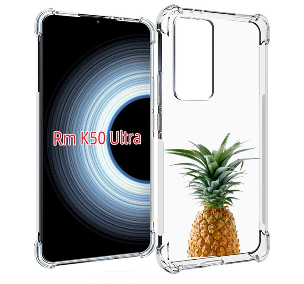

Чехол MyPads ананас для Xiaomi 12T / Redmi K50 Ultra, Прозрачный, Tocco