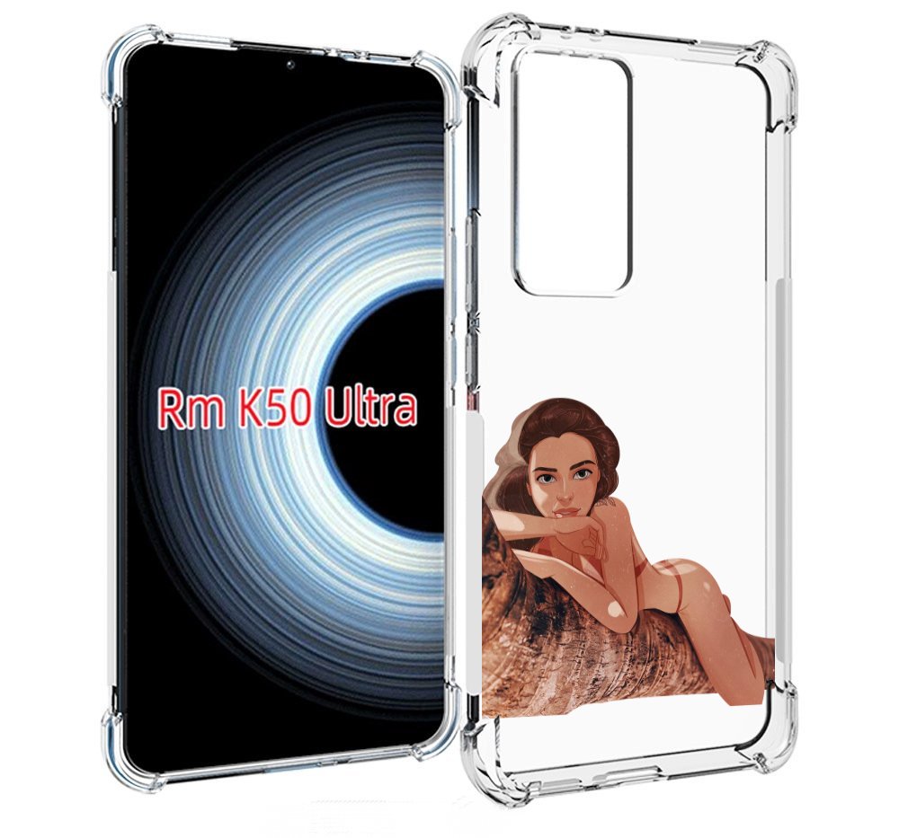 Чехол MyPads амазонка-на-дереве для Xiaomi 12T / Redmi K50 Ultra